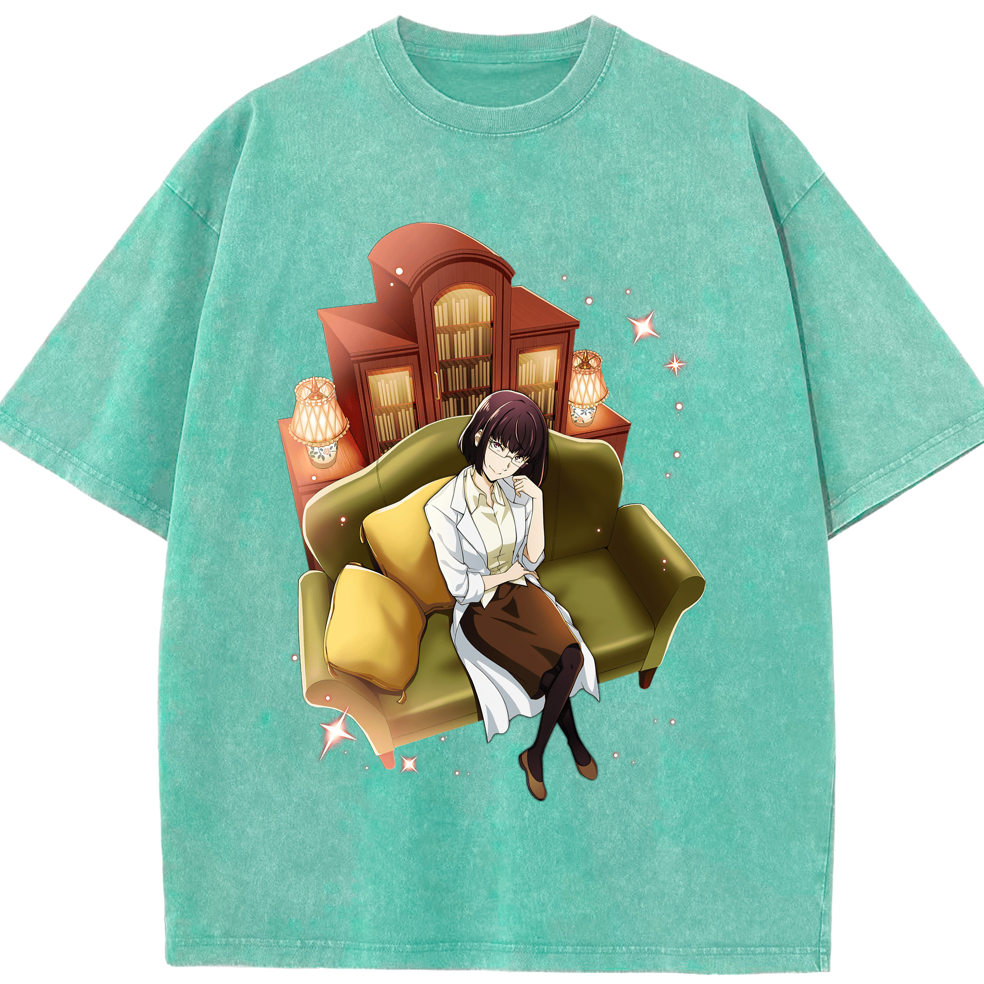 （画像用） 文豪ストレイドッグス Bungo Stray Dogs 綿100% ヴィンテージ風 半袖Tシャツ（フロントプリント）
